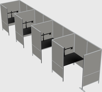 Small private panel system