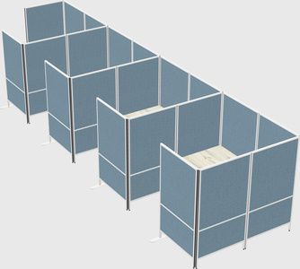 Flexible panel system with privacy