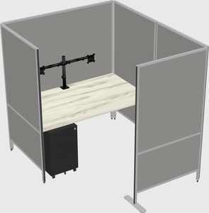 Flexible panel system with privacy