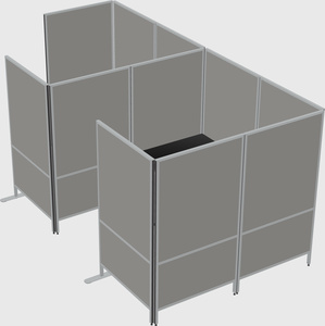 具有隐私的灵活面板系统