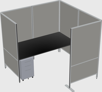 Flexible panel system with privacy