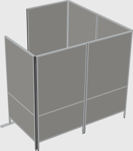 Flexible panel system with privacy