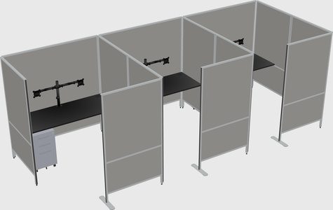 Système de panneaux flexibles avec confidentialité