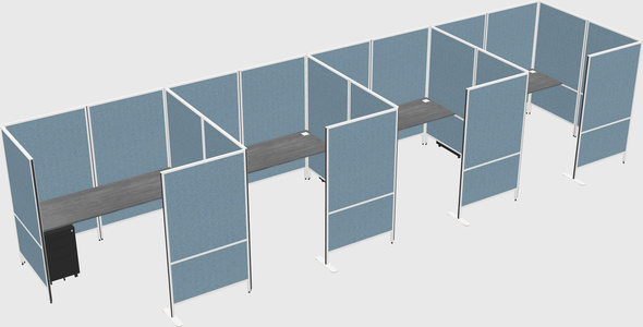 Flexible panel system with privacy
