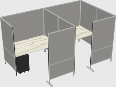 Flexible panel system with privacy