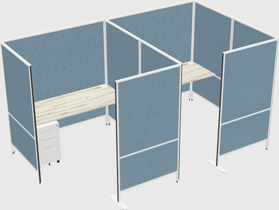 Flexible panel system with privacy