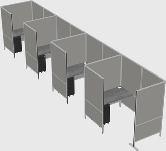 Small private panel system