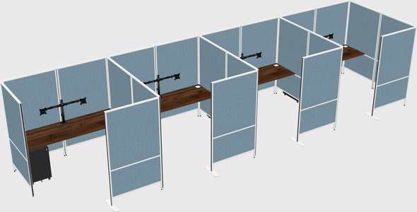 Flexible panel system with privacy