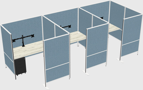 Flexible panel system with privacy