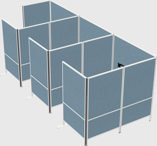 Flexible panel system with privacy