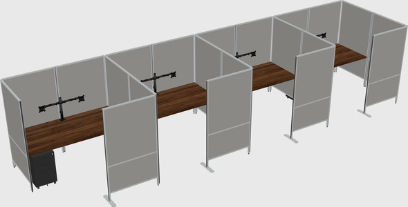 Système de panneaux flexibles avec confidentialité