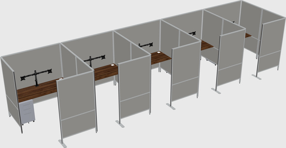 具有隐私的灵活面板系统