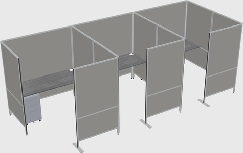 Flexible panel system with privacy