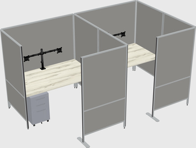 Système de panneaux flexibles avec confidentialité