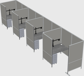 Small private panel system