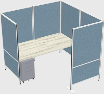 Flexible panel system with privacy