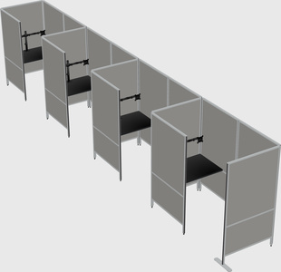 Small private panel system