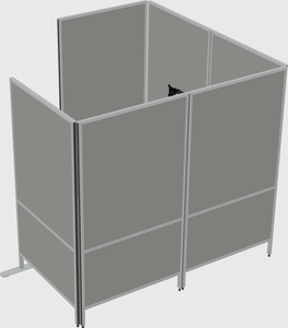 Flexible panel system with privacy