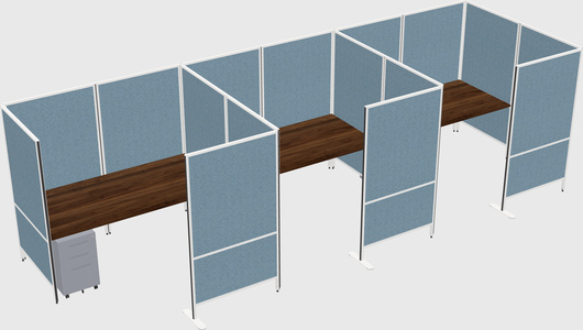 Flexible panel system with privacy