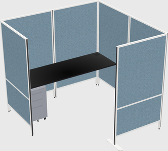 Flexible panel system with privacy