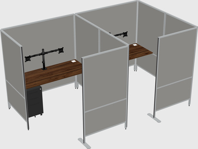 Système de panneaux flexibles avec confidentialité