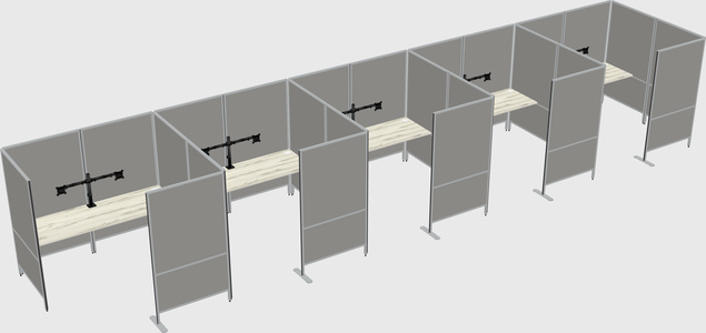 Système de panneaux flexibles avec confidentialité