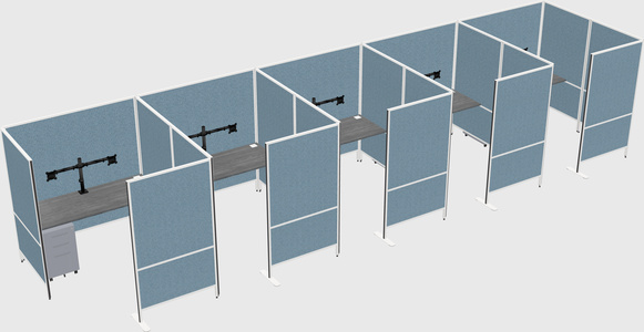 Système de panneaux flexibles avec confidentialité