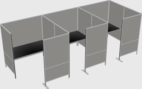 Flexible panel system with privacy