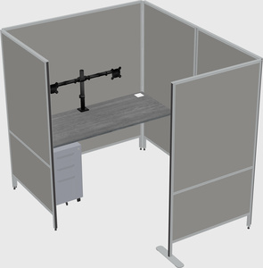 Système de panneaux flexibles avec confidentialité