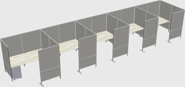具有隐私的灵活面板系统