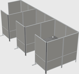 具有隐私的灵活面板系统