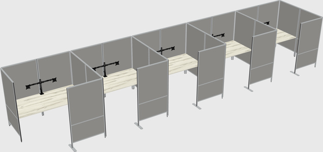 Système de panneaux flexibles avec confidentialité