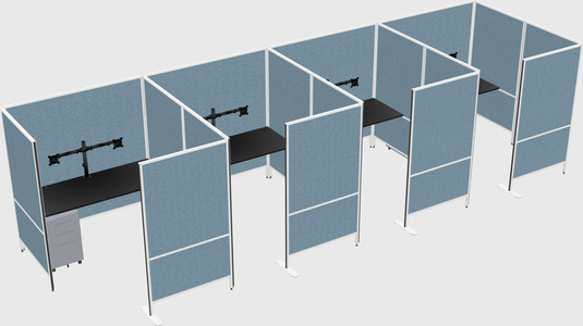 Système de panneaux flexibles avec confidentialité