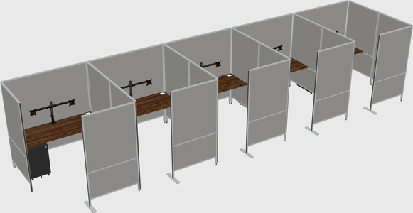 具有隐私的灵活面板系统