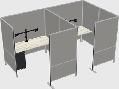 Système de panneaux flexibles avec confidentialité