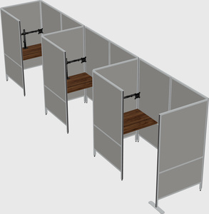 Small private panel system