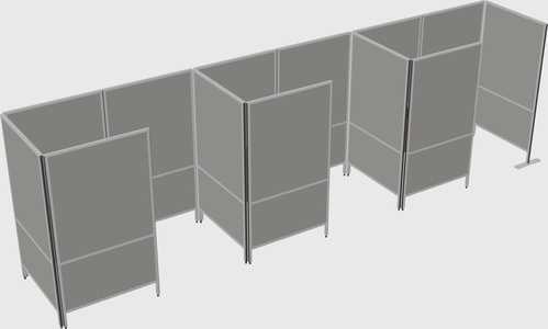 Small private panel system