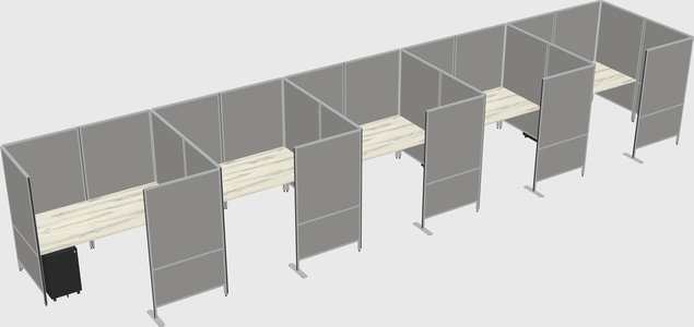 Système de panneaux flexibles avec confidentialité