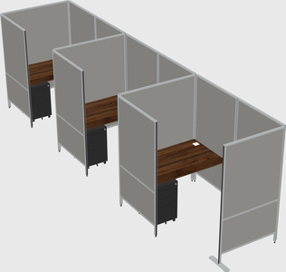 Small private panel system