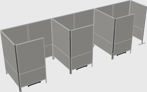 Small private panel system