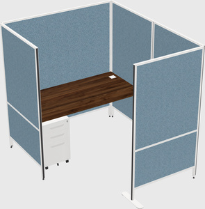 Flexible panel system with privacy