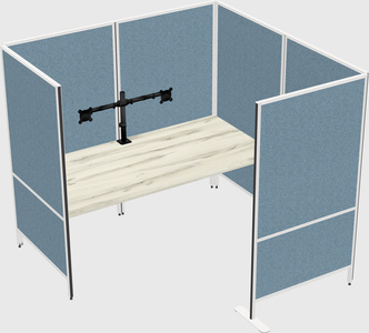 Flexible panel system with privacy