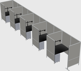 Small private panel system