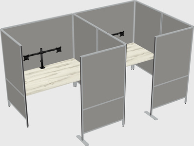 Système de panneaux flexibles avec confidentialité