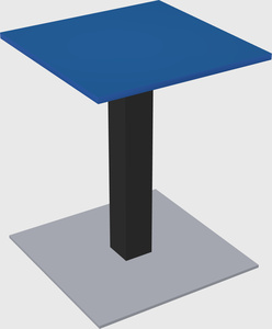 Modular table/desk table