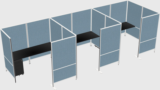 Flexible panel system with privacy