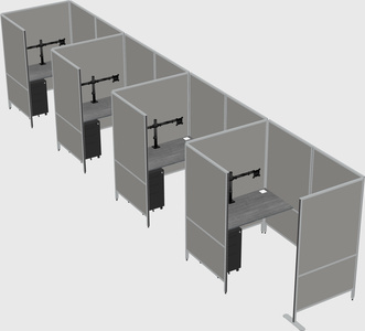 Small private panel system