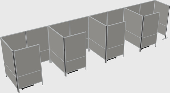 Small private panel system