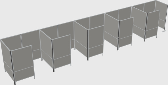 Small private panel system