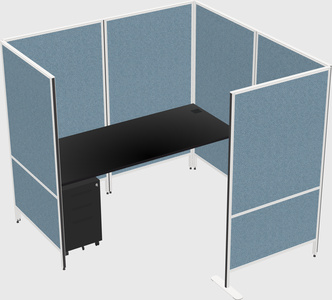 Flexible panel system with privacy